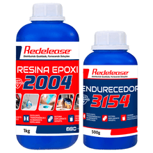 RESINA EPOXI 2004 BAIXA VISCO E ENDURECEDOR 1.5KG - R.0219B107