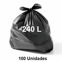 SACO P/ LIXO INDUPLAST 240 LITROS REFORCADO PRETO